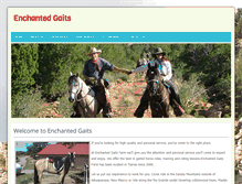 Tablet Screenshot of horsebackridingnewmexico.com